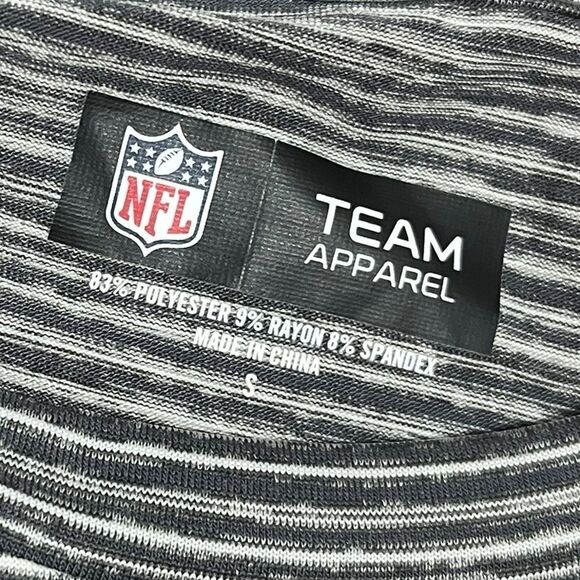 Washington NFL Team Apparel Women’s Striped Shirt, Size S, NWT - Picture 3 of 5